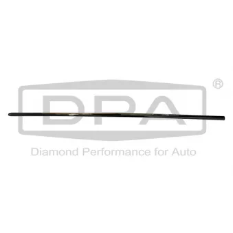 Baguette et bande protectrice, porte avant droit DPA 88530810202