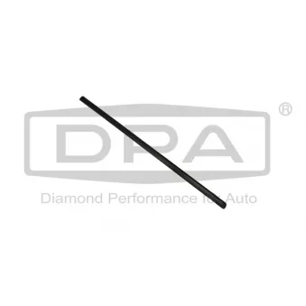 Baguette et bande protectrice, porte avant gauche DPA 88531289402