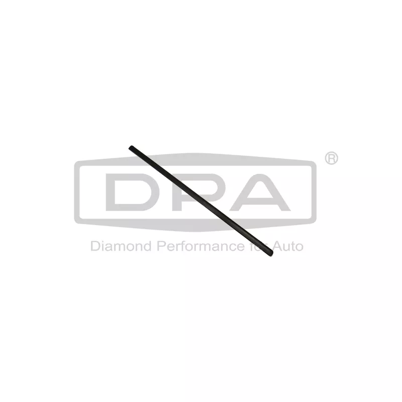 Baguette et bande protectrice, porte avant gauche DPA 88531289402