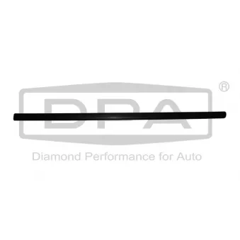 Baguette et bande protectrice, porte avant droit DPA 88531289502