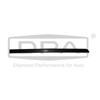 Baguette et bande protectrice, porte arrière droit DPA 88531289702