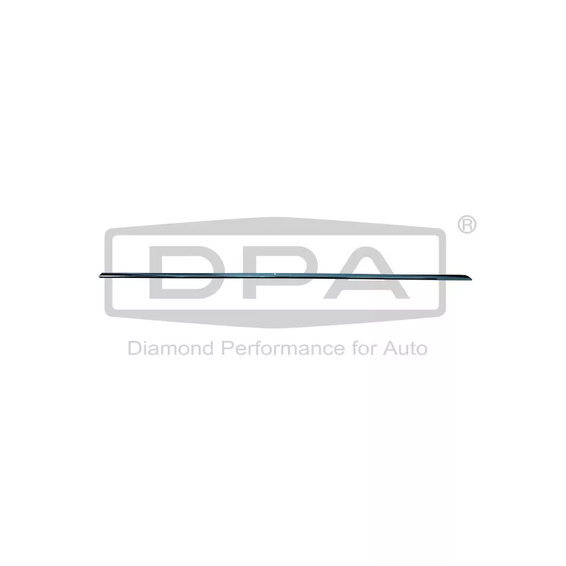 Baguette et bande protectrice, porte avant gauche DPA 88531334702