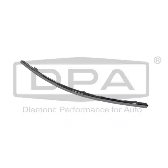 Baguette et bande protectrice, pare-chocs avant gauche DPA 88531788202