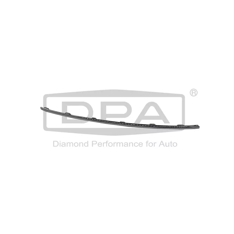 Baguette et bande protectrice, pare-chocs avant droit DPA 88531797202