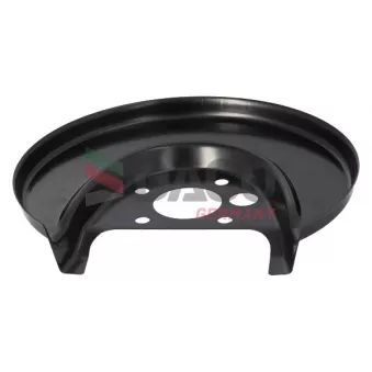 Déflecteur, disque de frein arrière gauche DACO Germany 610200