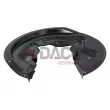 Déflecteur, disque de frein arrière gauche DACO Germany 610208 - Visuel 1