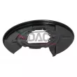 Déflecteur, disque de frein arrière gauche DACO Germany 610320 - Visuel 2