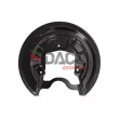 Déflecteur, disque de frein DACO Germany 613412 - Visuel 1