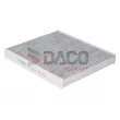 Filtre, air de l'habitacle DACO Germany DFC0200W - Visuel 2