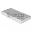 Filtre, air de l'habitacle DACO Germany DFC0601W - Visuel 1