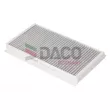 Filtre, air de l'habitacle DACO Germany DFC2701W - Visuel 1