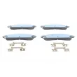 Jeu de 4 plaquettes de frein avant ATE 13.0460-8018.2 - Visuel 2