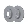Jeu de 2 disques de frein avant ATE 24.0125-0221.1 - Visuel 2