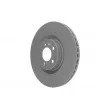 Jeu de 2 disques de frein avant ATE 24.0125-0222.1 - Visuel 2