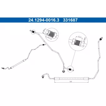 Flexible de frein ATE 24.1294-0016.3