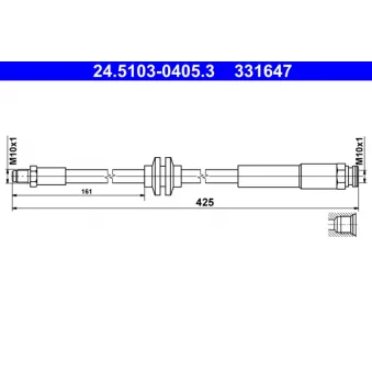 Flexible de frein ATE 24.5103-0405.3