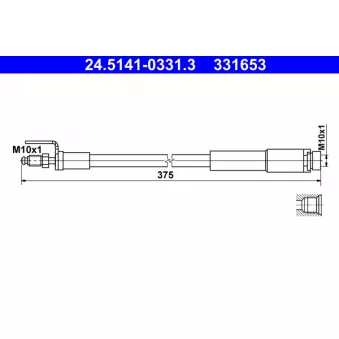 Flexible de frein ATE 24.5141-0331.3