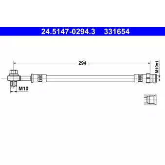 Flexible de frein ATE 24.5147-0294.3