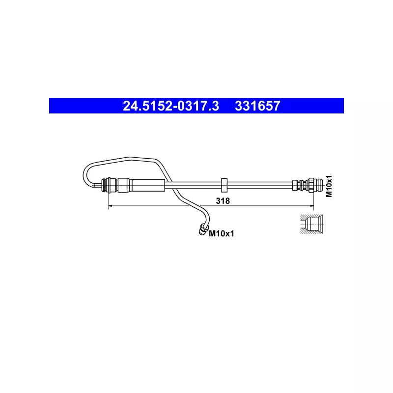 Flexible de frein ATE 24.5152-0317.3