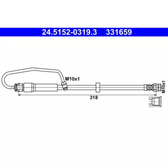 Flexible de frein ATE 24.5152-0319.3