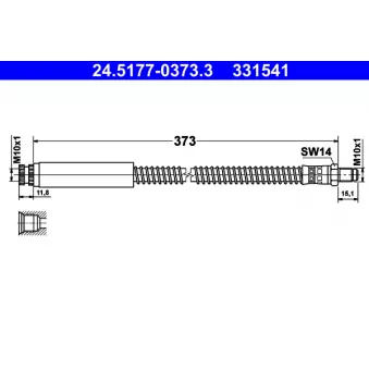 Flexible de frein ATE 24.5177-0373.3
