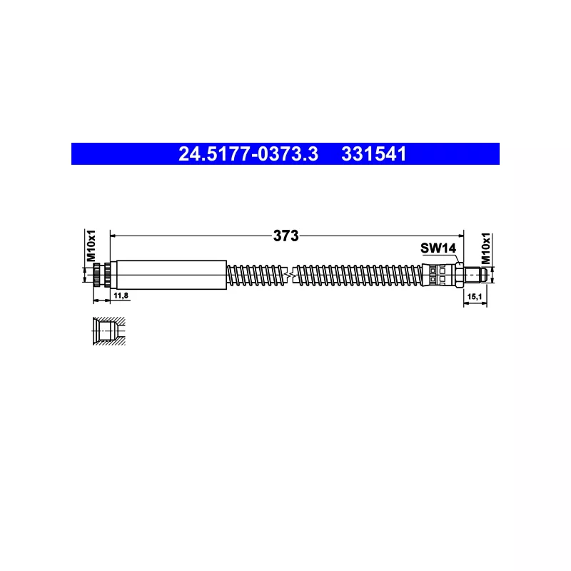 Flexible de frein ATE 24.5177-0373.3