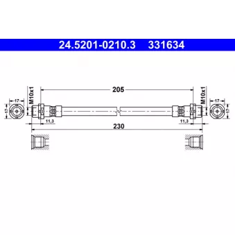 Flexible de frein ATE 24.5201-0210.3