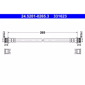 Flexible de frein ATE 24.5201-0265.3