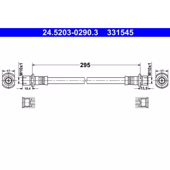 Flexible de frein ATE 24.5203-0290.3