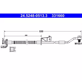Flexible de frein ATE 24.5248-0513.3
