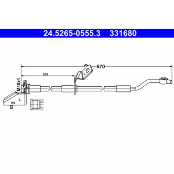 Flexible de frein ATE 24.5265-0555.3