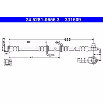 Flexible de frein ATE 24.5281-0656.3