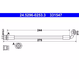 Flexible de frein ATE 24.5296-0253.3
