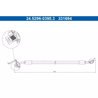 Flexible de frein ATE 24.5296-0395.3