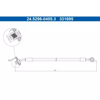 Flexible de frein ATE 24.5296-0405.3
