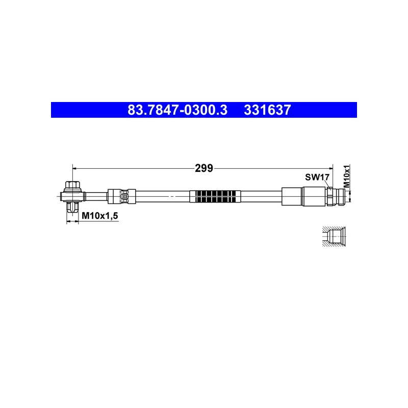 Flexible de frein ATE 83.7847-0300.3