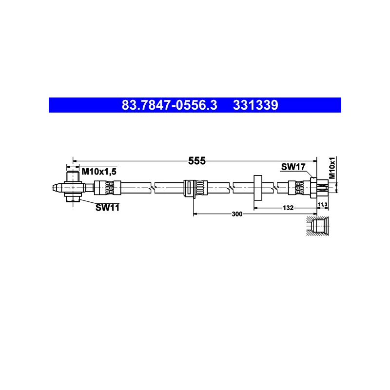 Flexible de frein ATE 83.7847-0556.3