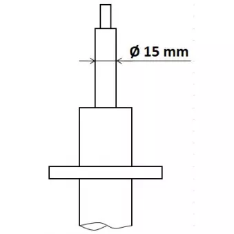 Jeu de 2 amortisseurs avant KYB 3418013