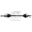 Arbre de transmission avant gauche FEBI BILSTEIN 182815 - Visuel 1