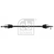 Arbre de transmission avant droit FEBI BILSTEIN 182881 - Visuel 1