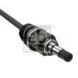 Arbre de transmission avant droit FEBI BILSTEIN 184613 - Visuel 2