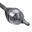Arbre de transmission avant droit FEBI BILSTEIN 184663 - Visuel 2