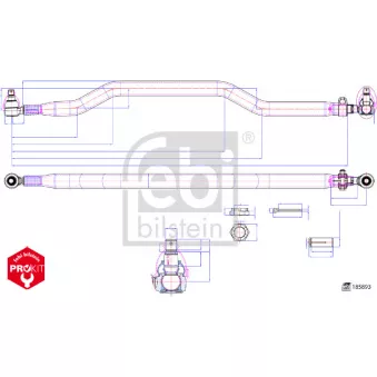 Barre de connexion FEBI BILSTEIN 185893