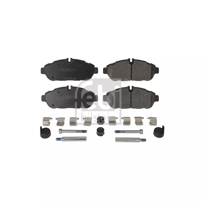 Jeu de 4 plaquettes de frein avant FEBI BILSTEIN 186401