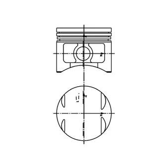 Piston KOLBENSCHMIDT 40015600