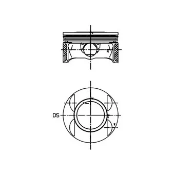 Piston KOLBENSCHMIDT 40027700