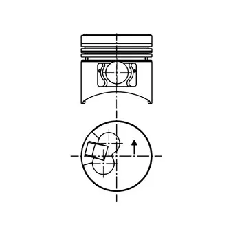 Piston KOLBENSCHMIDT 40058600