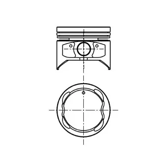 Piston KOLBENSCHMIDT 40068610