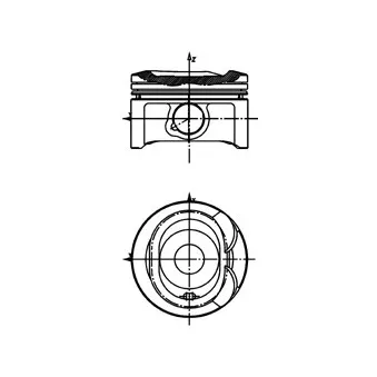 Piston KOLBENSCHMIDT 40080600
