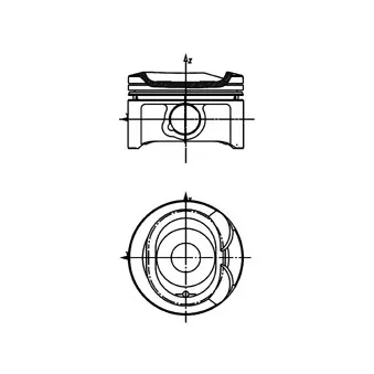 Piston KOLBENSCHMIDT 40081620